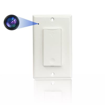 EyeSwitch - 4K UltraHD WIFI Streaming Nanny Cam Hardwired Functional Light Switch